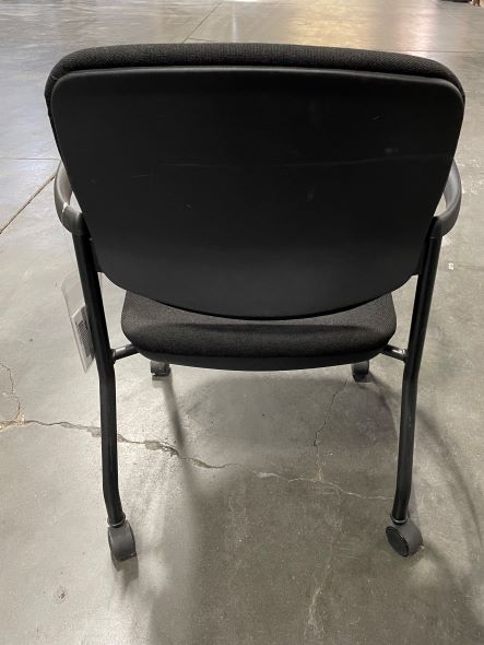 STACK CHAIR WITH CASTERS