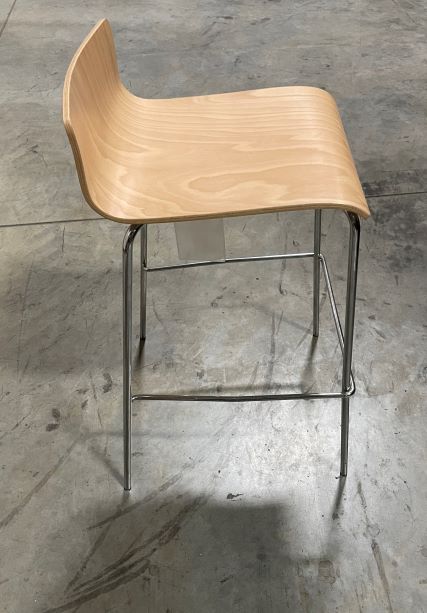 STOOL WITH MAPLE SEAT