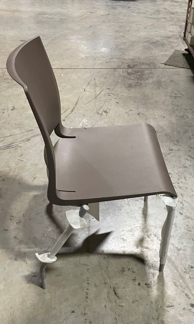 RIO SIDE CHAIR- BROWN SEAT