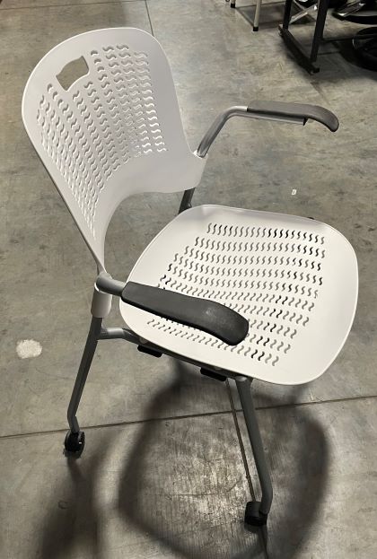 CHAIR,STACKING,GUEST,WHITE    